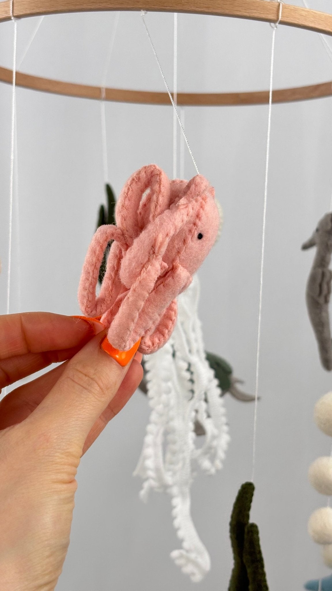 Ocean Drift Felt Cot Mobile