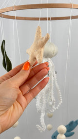 Ocean Drift Felt Cot Mobile