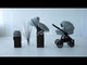 Noordi Fjordi 3in1 Travel System & Nursery Bundle, Dark Grey