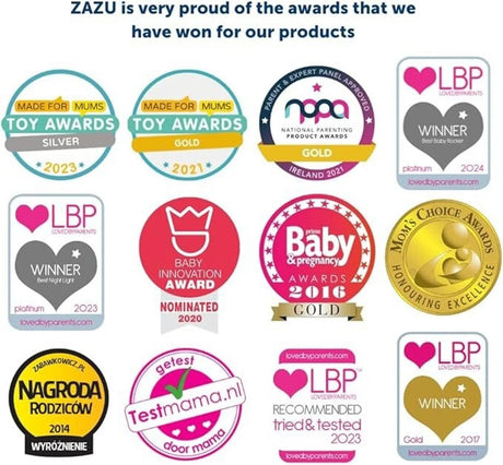ZAZU Suzy Portable Baby Soother with White Noise & Cry Sensor
