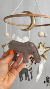 Safari Dreams Felt Cot Mobile