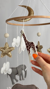 Safari Dreams Felt Cot Mobile