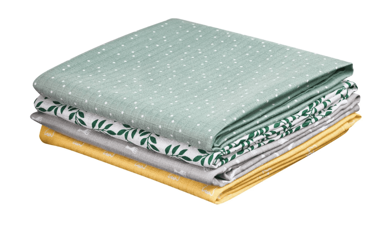 Sophie la girafe® – 4 Coloured Swaddles Gift Set