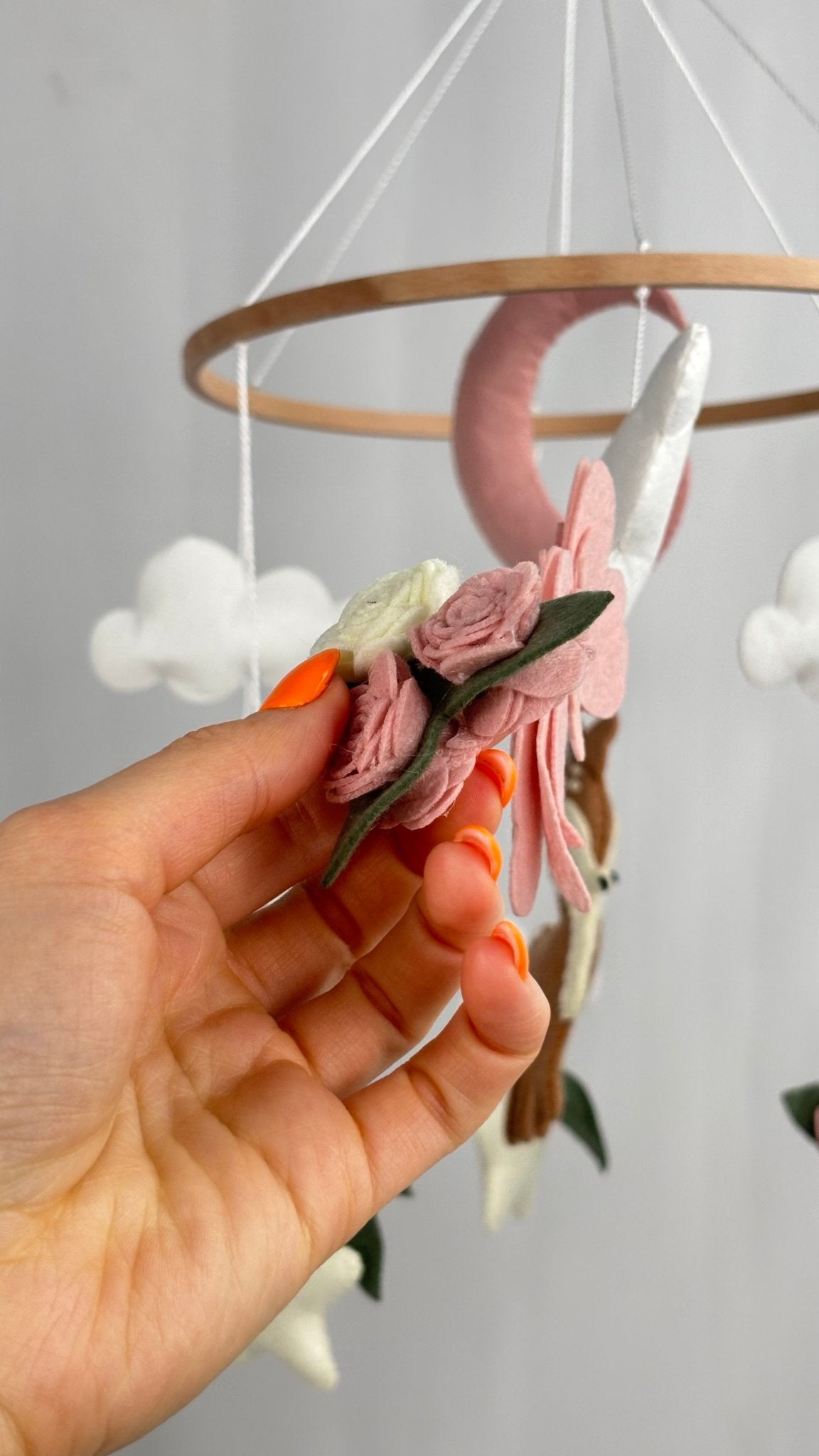 The Fawn’s Garden Cot Mobile