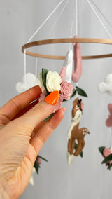 The Fawn’s Garden Cot Mobile