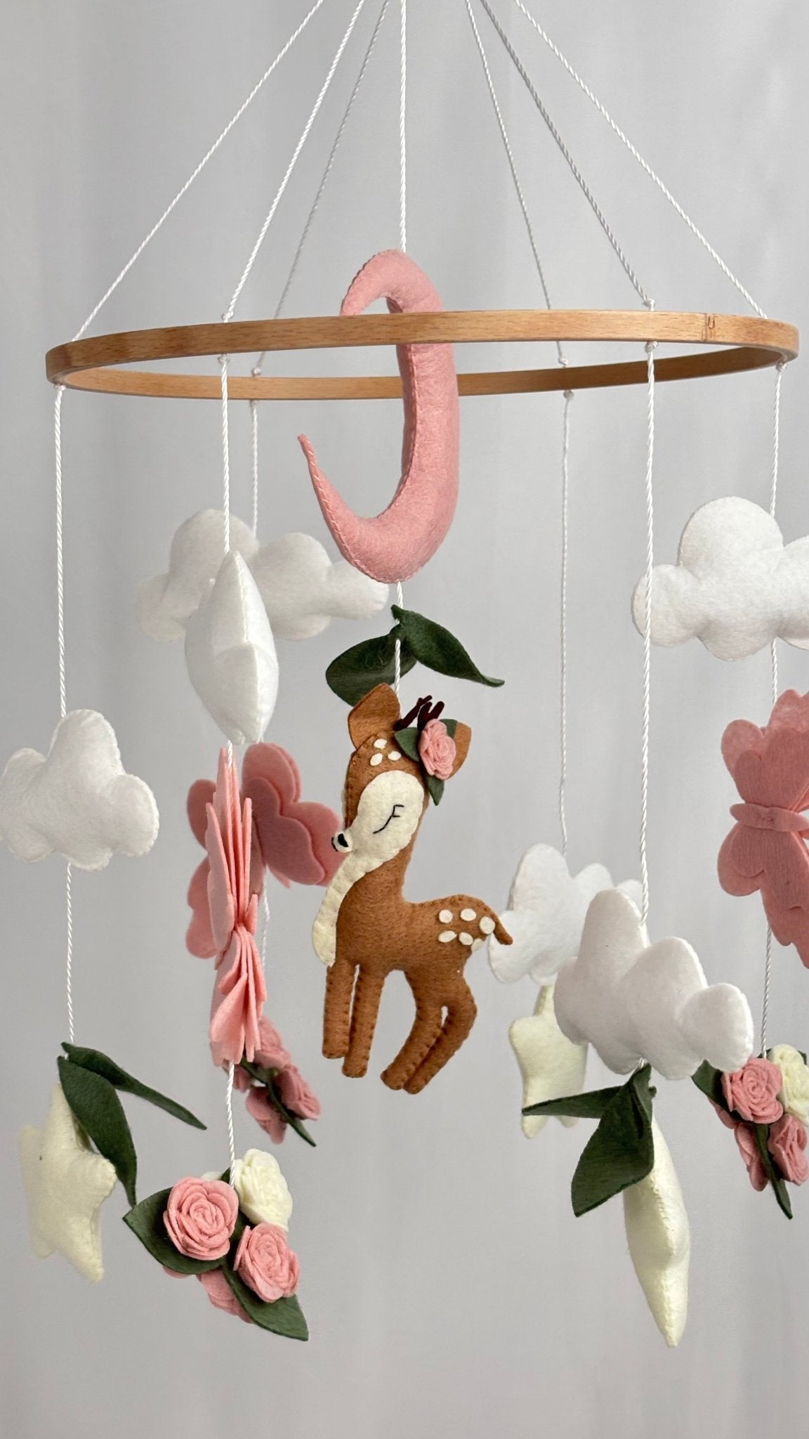 The Fawn’s Garden Cot Mobile