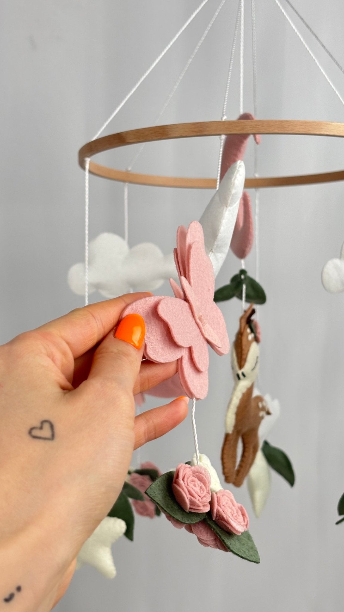 The Fawn’s Garden Cot Mobile